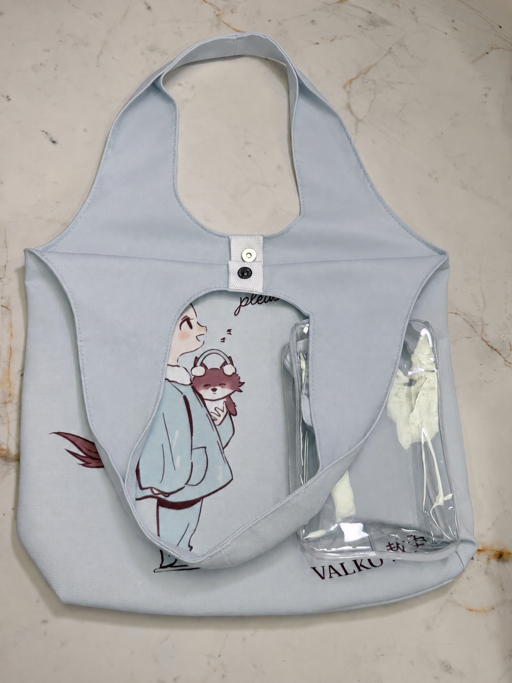 Love and Deepspace Character Ita Bag – Clear Display Tote – Choose Your Love Interest