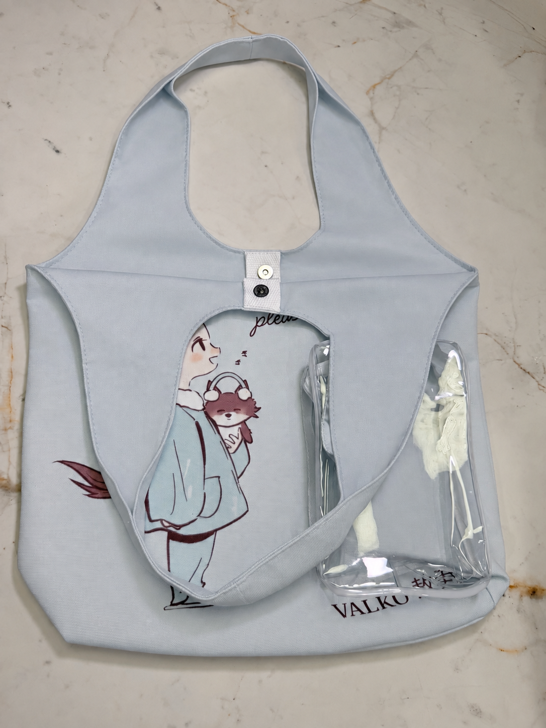 Love and Deepspace Character Ita Bag – Clear Display Tote – Choose Your Love Interest