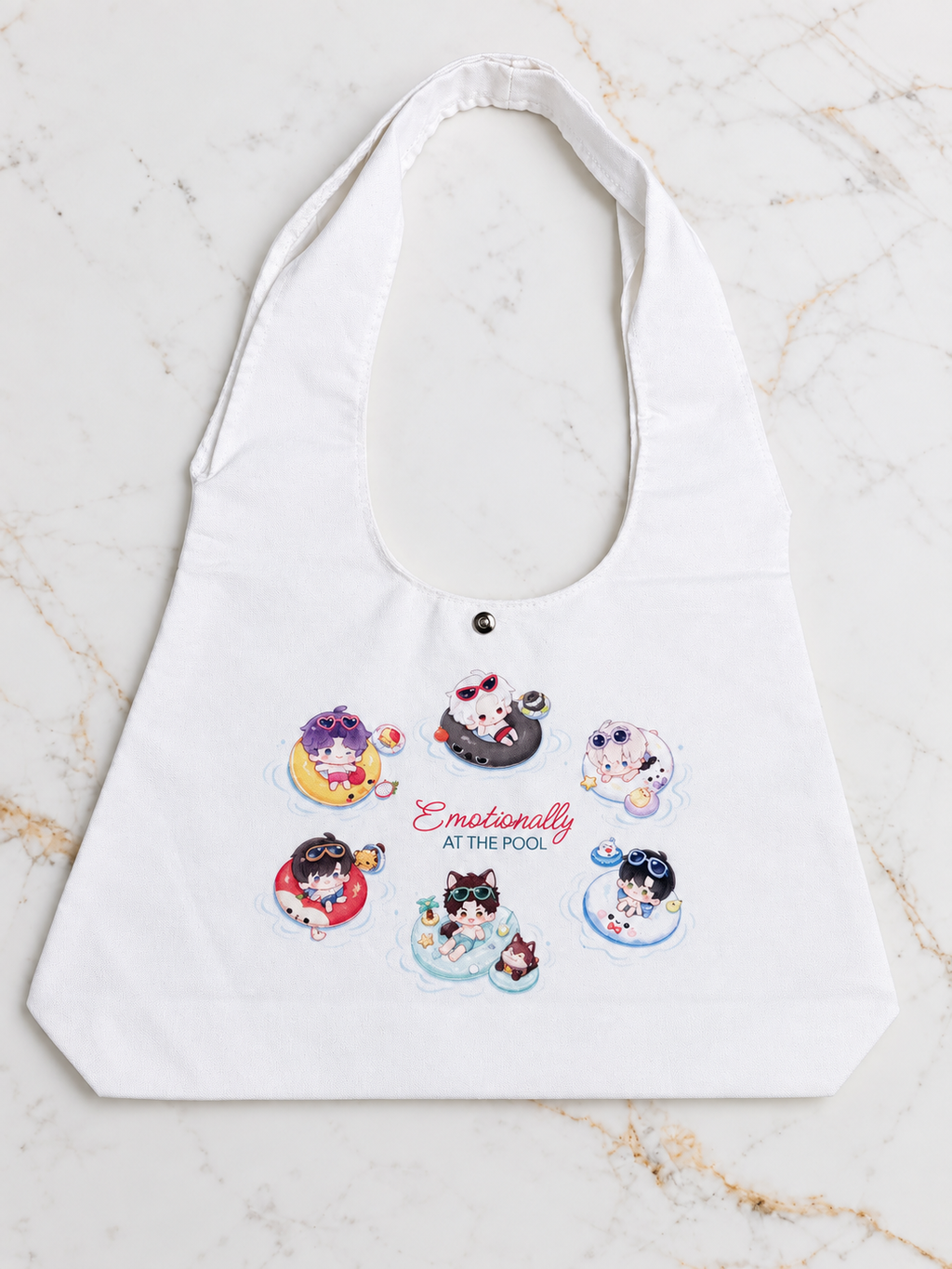 Love and Deepspace Love and Deepspace Character Canvas Shoulder Tote Bag