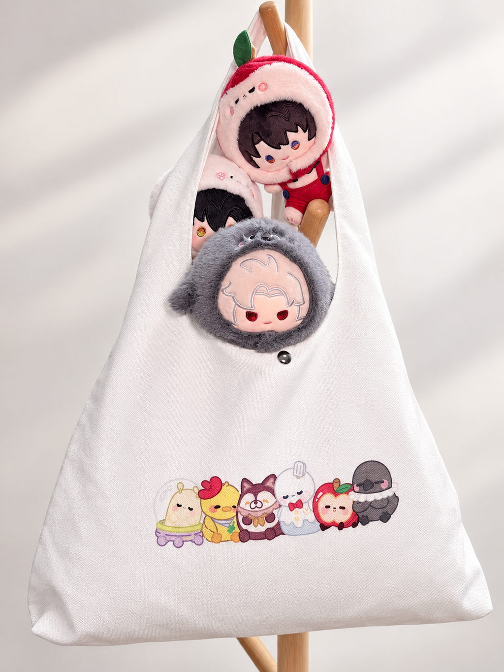Love and Deepspace Love and Deepspace Character Canvas Shoulder Tote Bag
