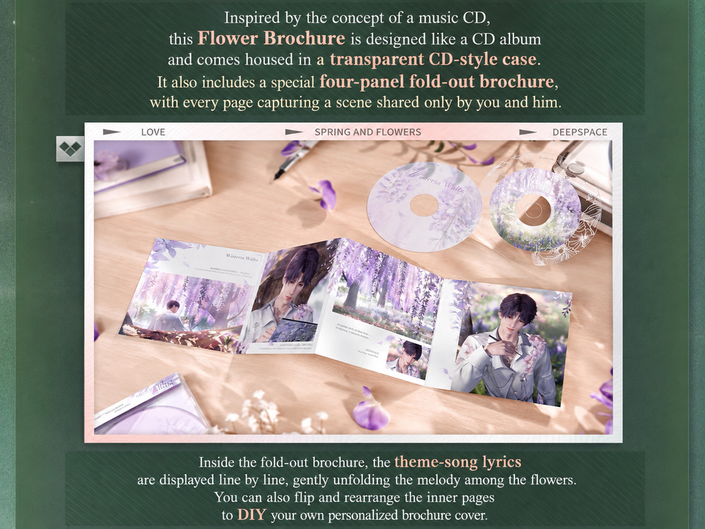 Love and Deepspace Yours In Bloom Series Flower Brochure