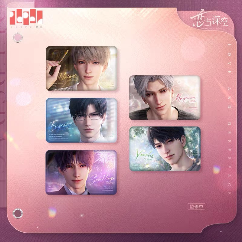 Love and Deepspace Heart's Promise Series Rectangular Metal Pin