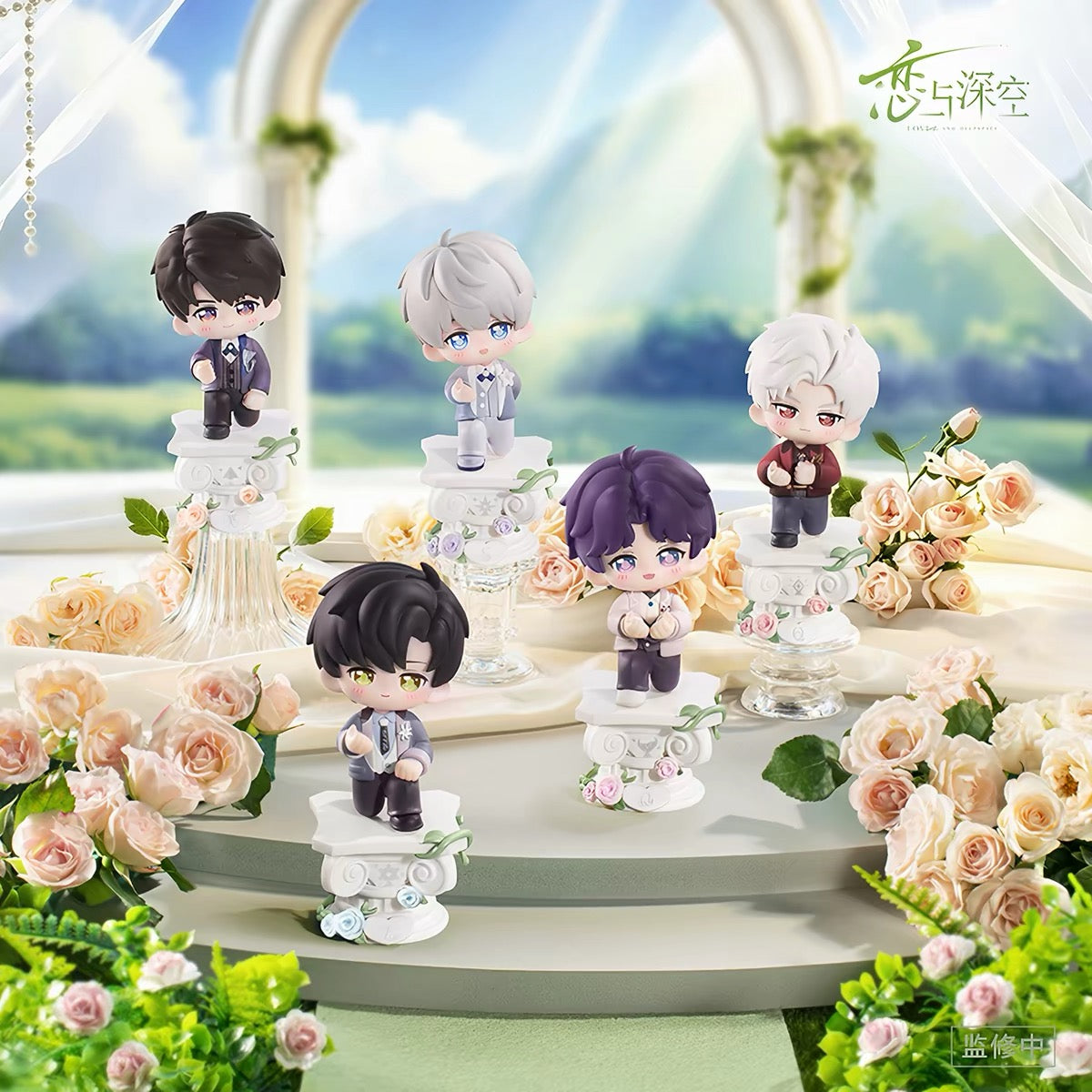 Love and Deepspace Witnessed in Deepspace Vow Ring Holder Figurine