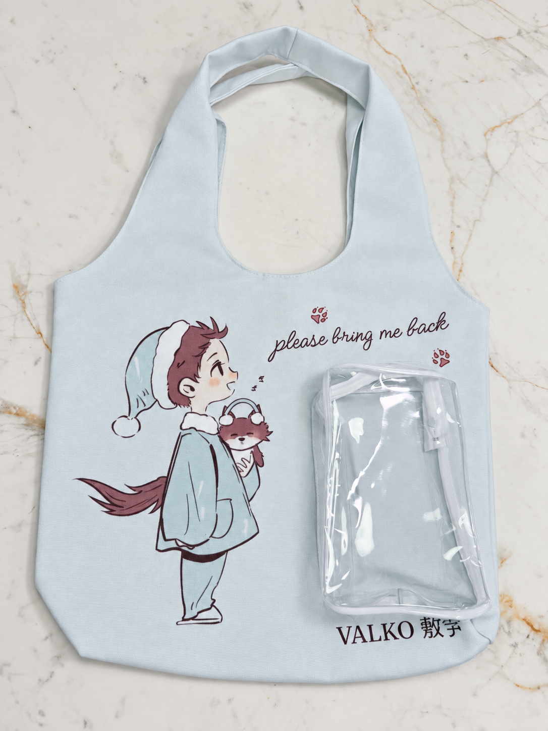 Love and Deepspace Character Ita Bag – Clear Display Tote – Choose Your Love Interest