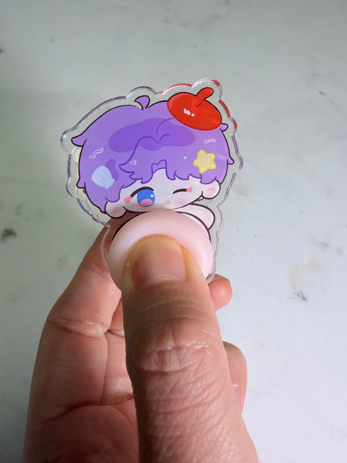 Love and Deepspace CharacterChibi Squishy Butt Acrylic Clip – Choose Your Love Interests
