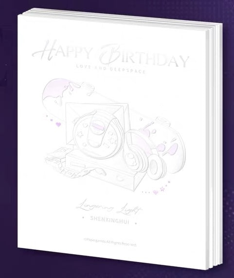 Love and Deepspace Xavier 2026 Birthday Lingering Light Series Commemorative Brochure